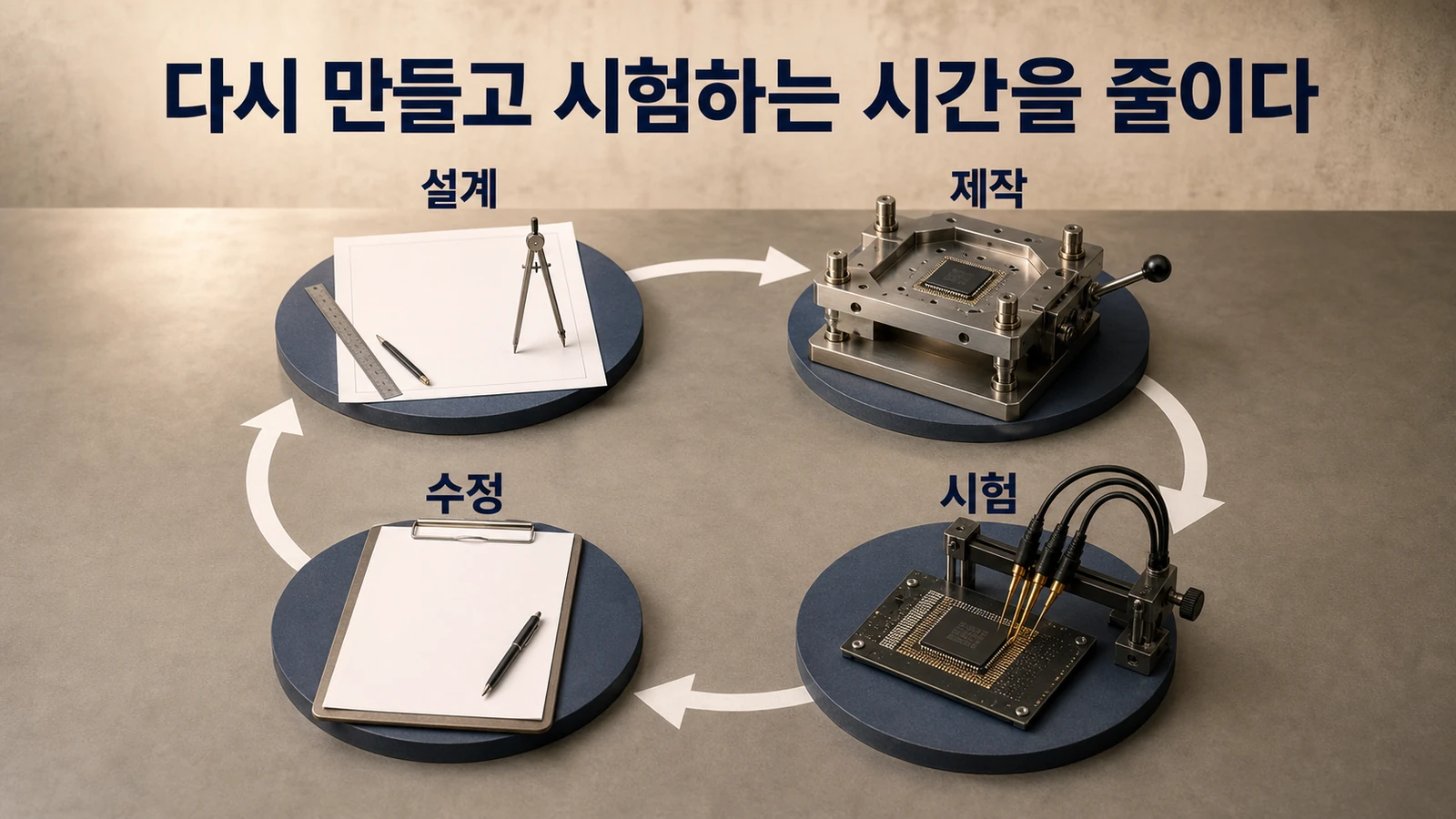설계·제작·시험·수정의 반복 과정