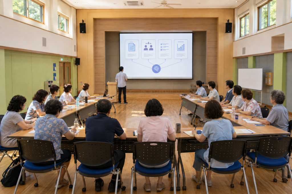 데이웨이 광주 동구청 푸른마을공동체센터 AI 에이전트 특강
