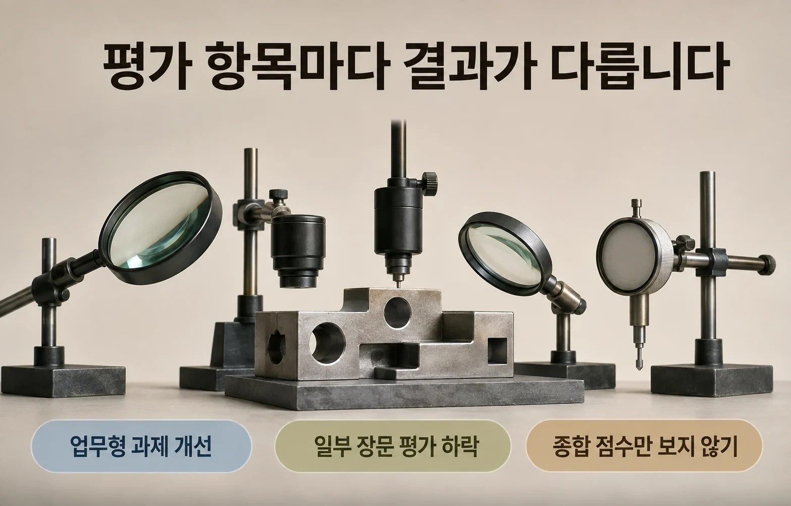 평가 항목마다 결과가 다릅니다; 독립 평가에서도 업무형 과제의 개선이 나타났습니다