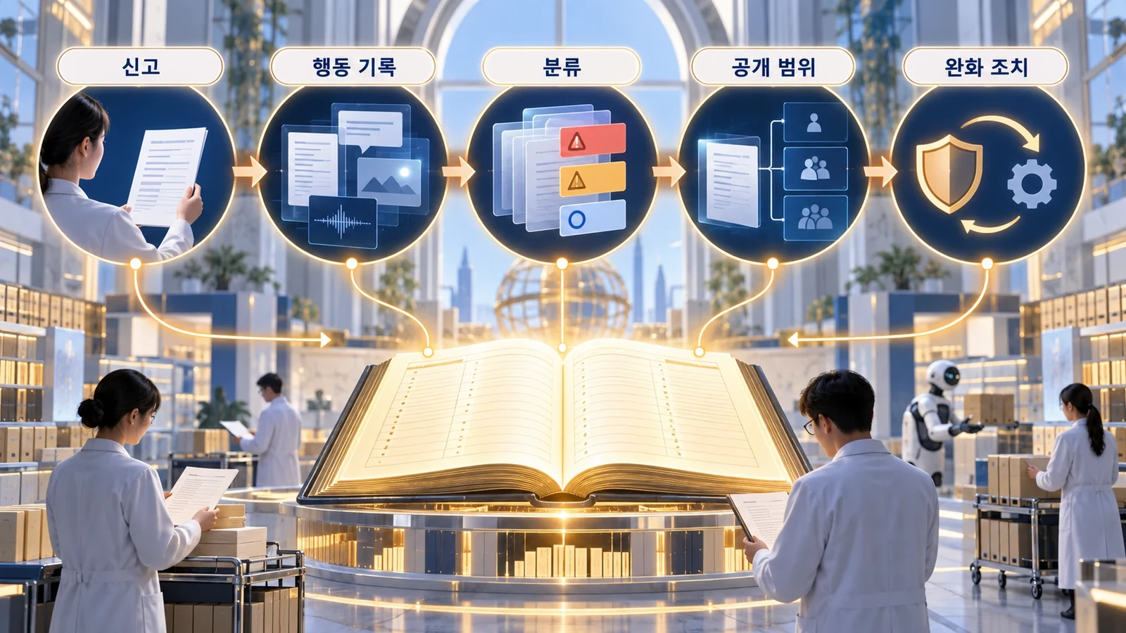 신고에서 공개와 완화까지 보고 절차