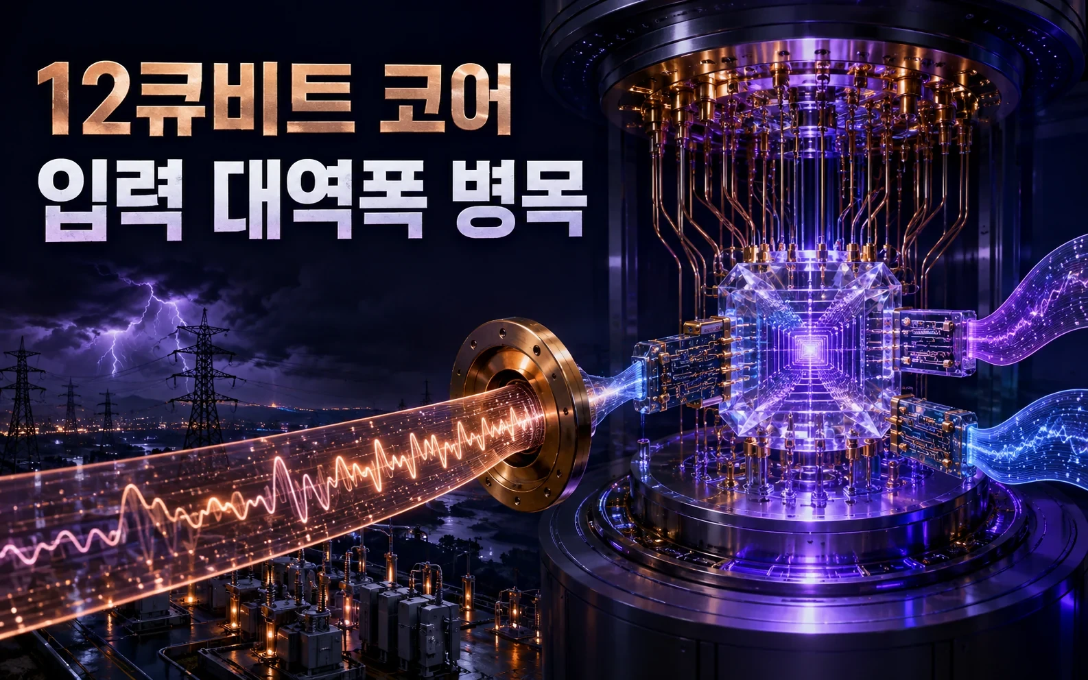 양자 회로를 전력망 시계열에 붙였더니, 병목은 큐비트가 아니었습니다 핵심 내용을 보여주는 인포그래픽