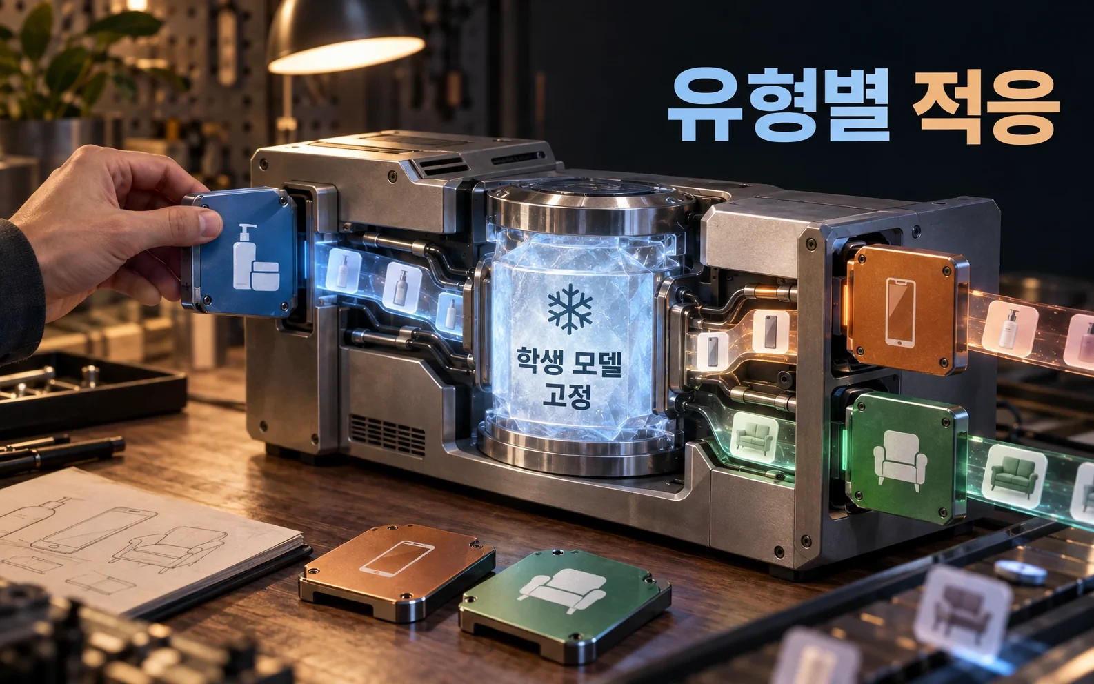 상품을 한 단계 비싸게 추천하는 AI, 큰 모델의 추론을 작은 모델로 옮겼습니다 핵심 내용을 보여주는 인포그래픽
