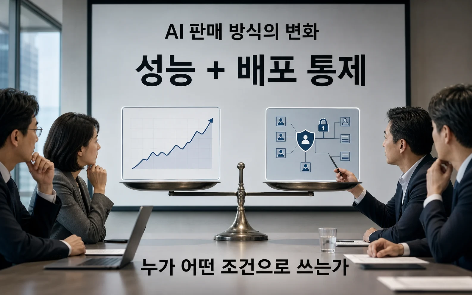 같은 클로드를 두 갈래로 나눈 이유, 성능보다 어려운 배포의 문제의 04-market-shift 내용을 보여주는 정보 이미지