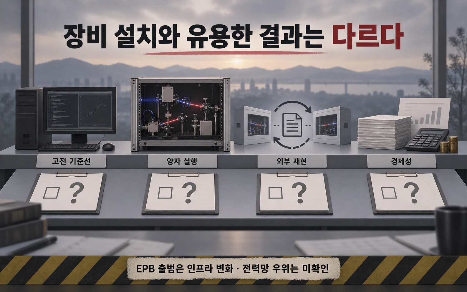 장비 설치 이후 남은 외부 재현과 경제성 검증