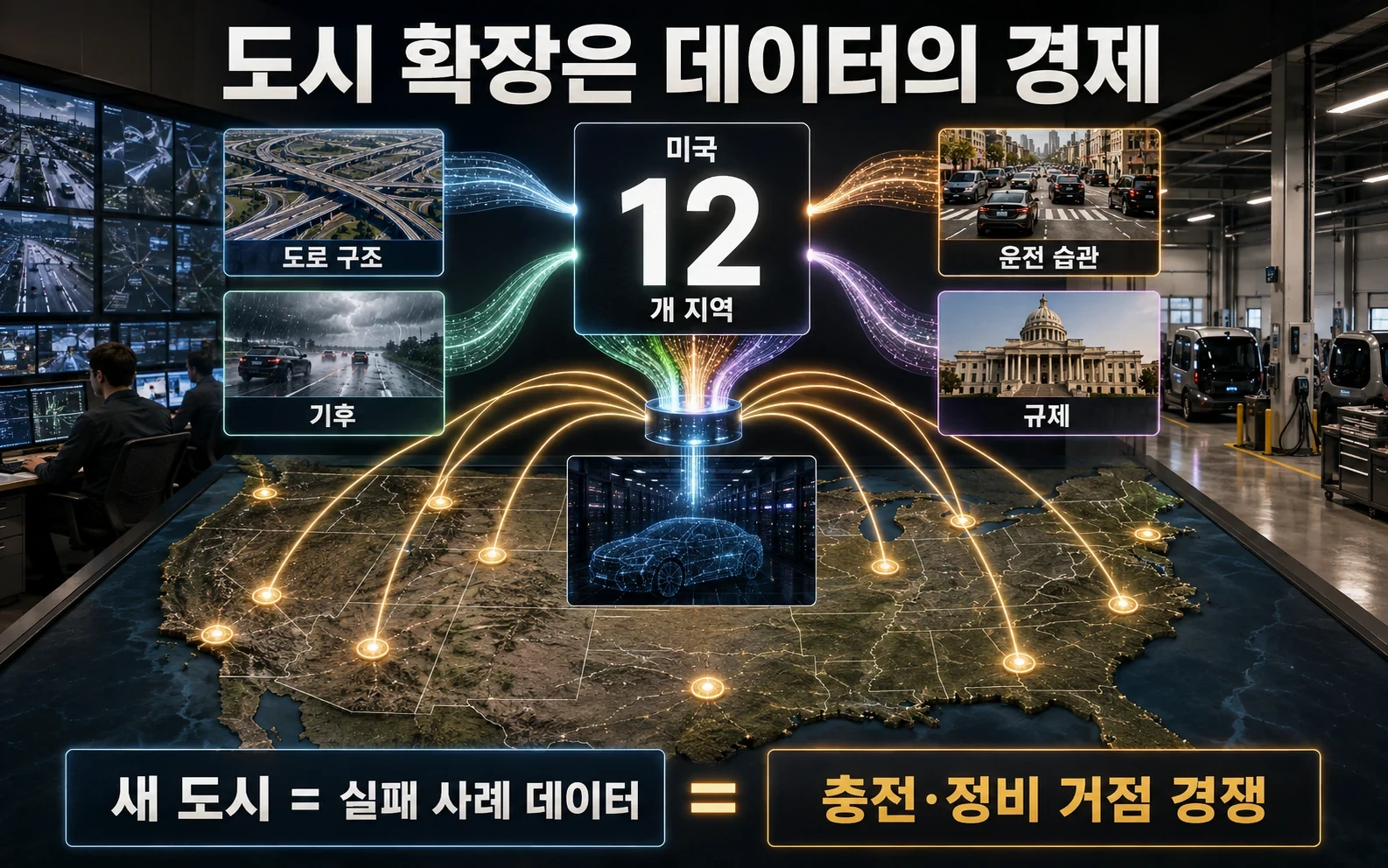 휴스턴 도로가 로보택시 시험장이 됐다, 죽스가 가장 복잡한 도시를 고른 이유 관련 4번째 핵심 구조 인포그래픽