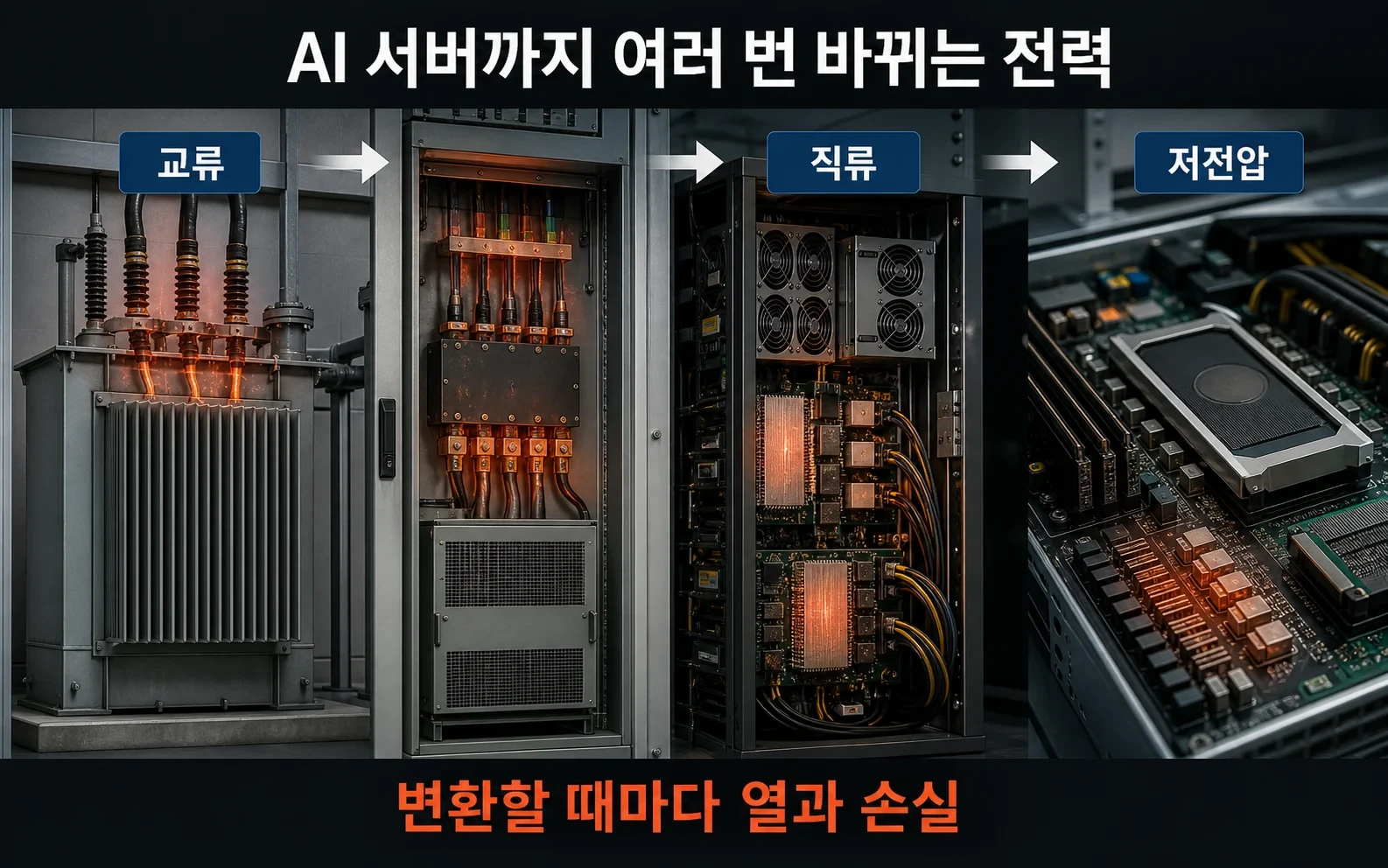 AI 데이터센터의 전력 손실을 줄이는 칩, GaN이 미국 생산에 들어갔다의 01-power-conversion 내용을 보여주는 정보 이미지