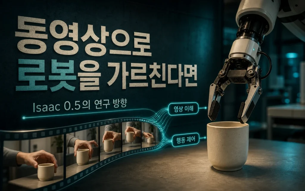 로봇에게 일을 가르치는 데 동영상이 필요한 이유 관련 1번째 핵심 시각자료