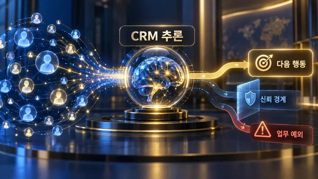 CRM 추론 모델과 다음 행동 판단