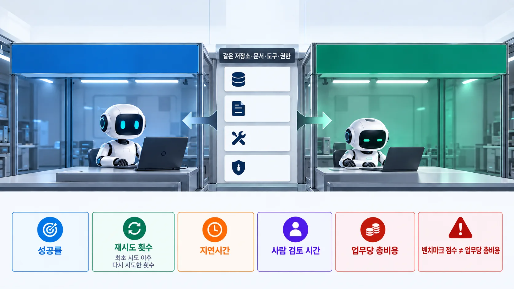 성공률·재시도·검토 시간을 포함한 비용 측정