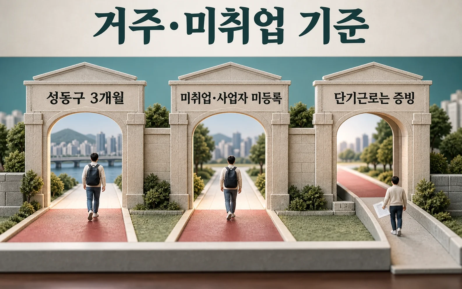 성동구 청년 시험 응시료 최대 10만 원, 9월 15일 23시 마감 핵심 내용을 보여주는 3번째 인포그래픽