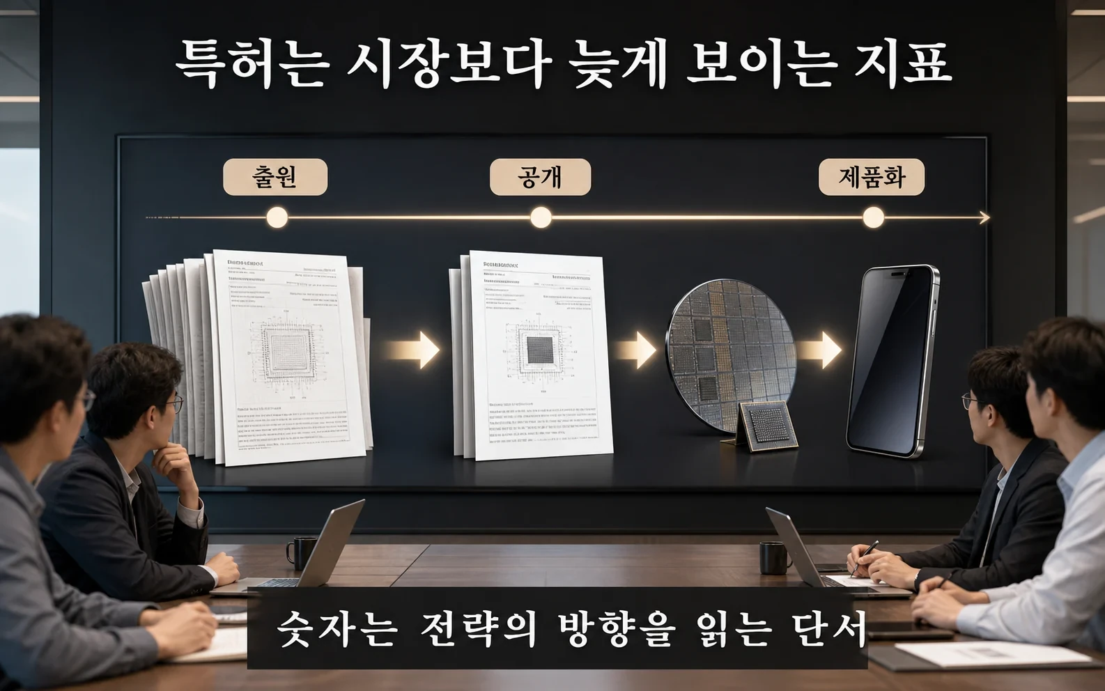 AI 반도체 특허가 114퍼센트 늘었다, 숫자보다 중요한 기업별 전략의 04-patent-lag 내용을 보여주는 정보 이미지