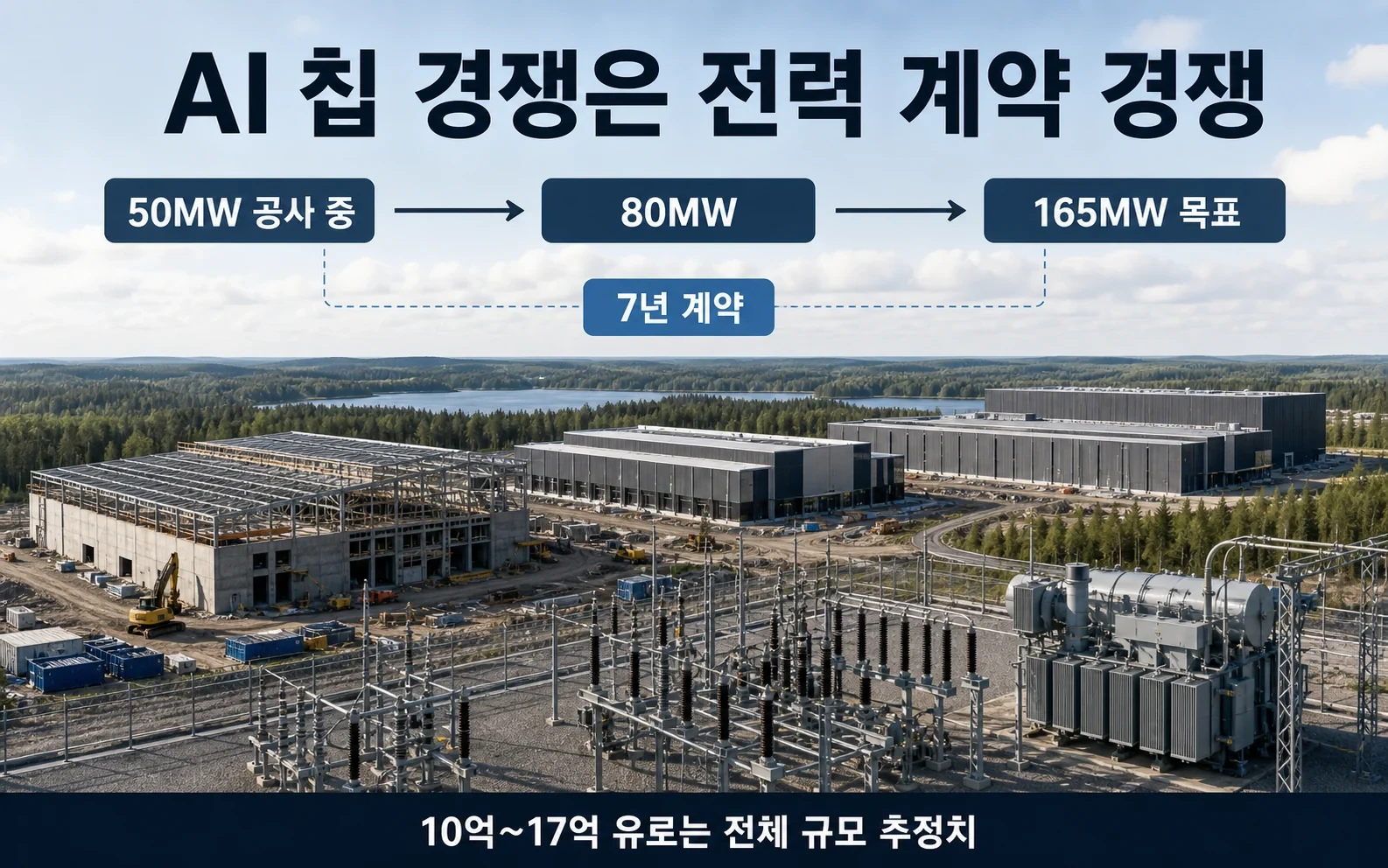 세레브라스의 165MW 핀란드 선택, AI 칩 경쟁이 전력 계약 경쟁으로 바뀐다 핵심 내용을 보여주는 대표 이미지