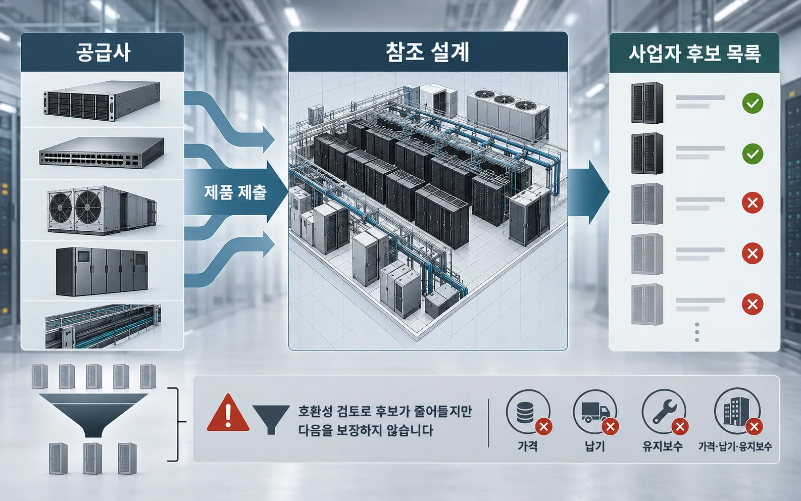 장비 호환성 검토와 공급망 구매 조건
