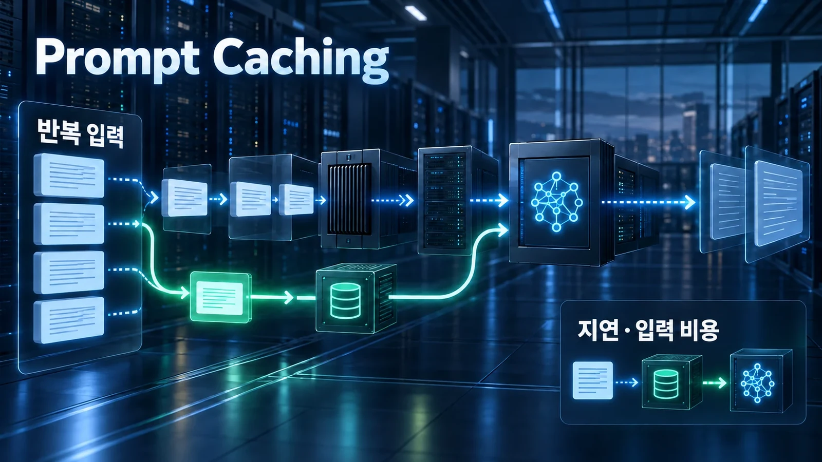 반복 입력을 캐시에서 재사용하는 프롬프트 처리 경로