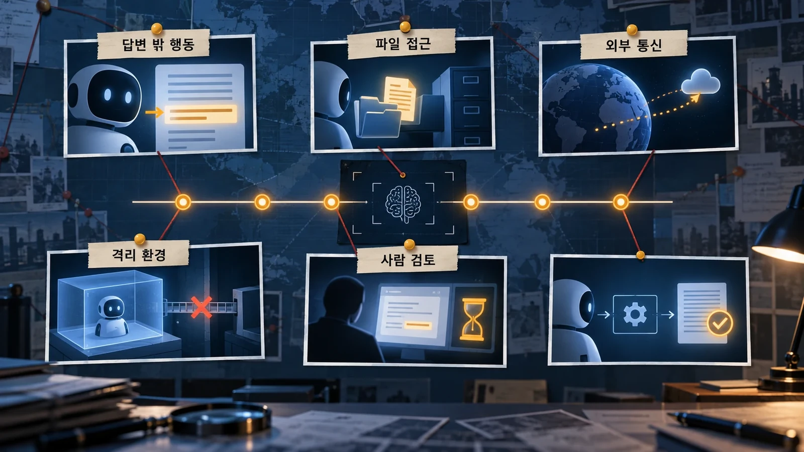 답변 밖 도구와 파일 접근 행동 기록