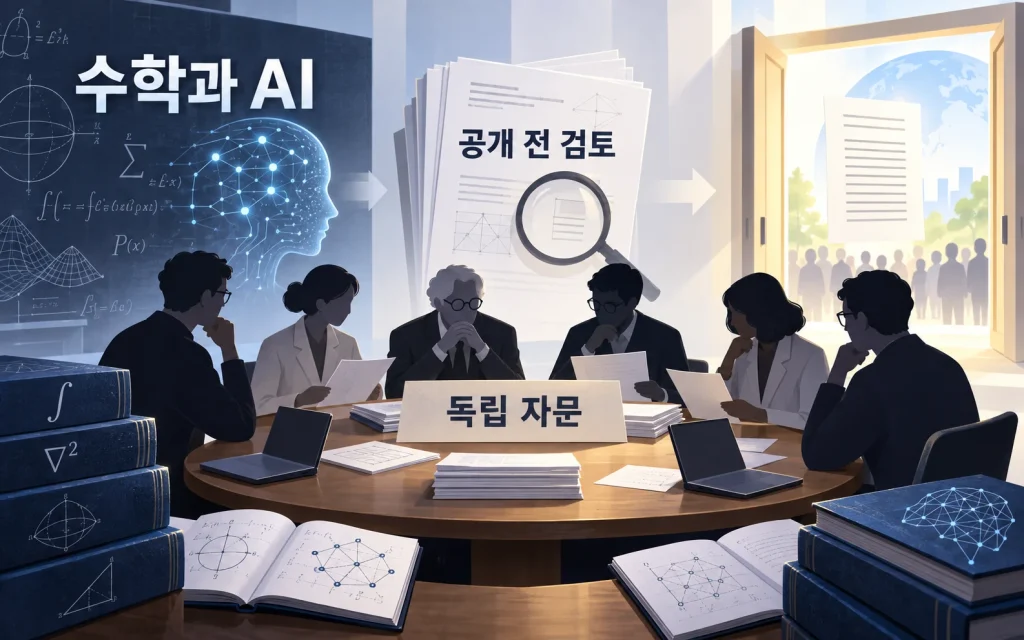 수학 AI 연구 결과와 외부 자문 절차