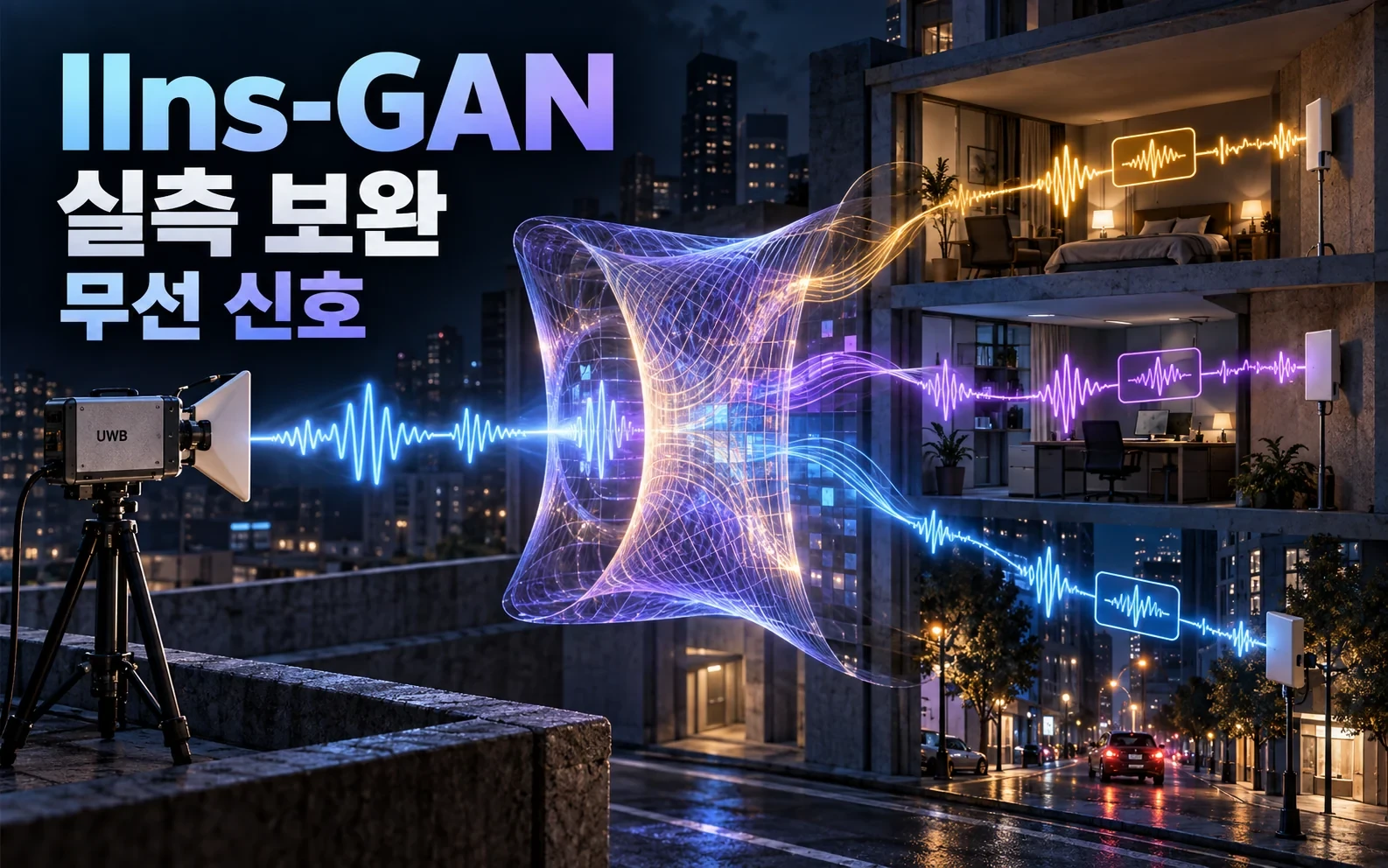 실제 전파를 덜 모아도 될까, 무선 신호를 합성하는 GAN 핵심 내용을 보여주는 인포그래픽