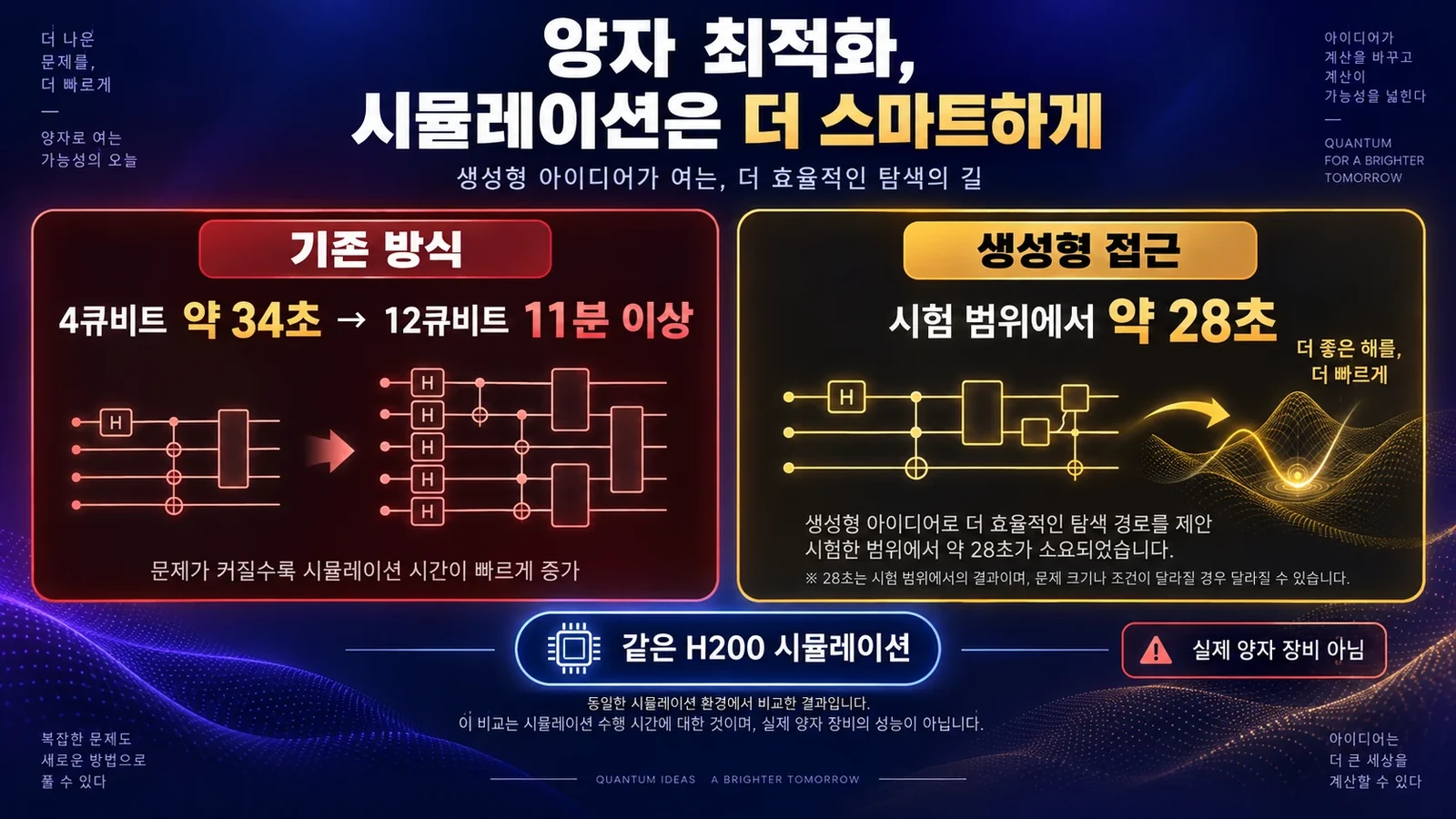 같은 H200 시뮬레이션 시간 비교