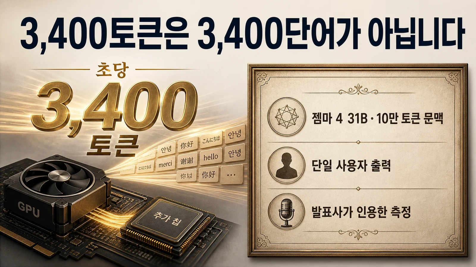초당 3,400토큰, 엔비디아는 왜 GPU 옆에 다른 칩을 붙였을까 관련 4번째 핵심 시각자료