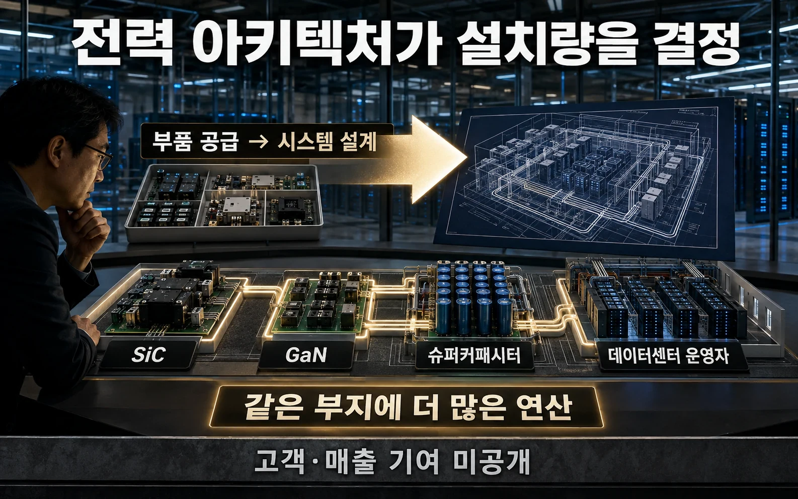 AI 데이터센터가 변압기부터 바꾼다, 인피니언과 스켈레톤의 전력 해법 관련 4번째 핵심 구조 인포그래픽