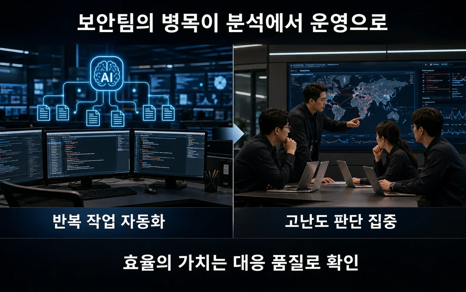 보안팀에 AI 요원이 들어오면, 방어 속도와 권한 위험이 함께 커진다의 04-security-economics 내용을 보여주는 정보 이미지