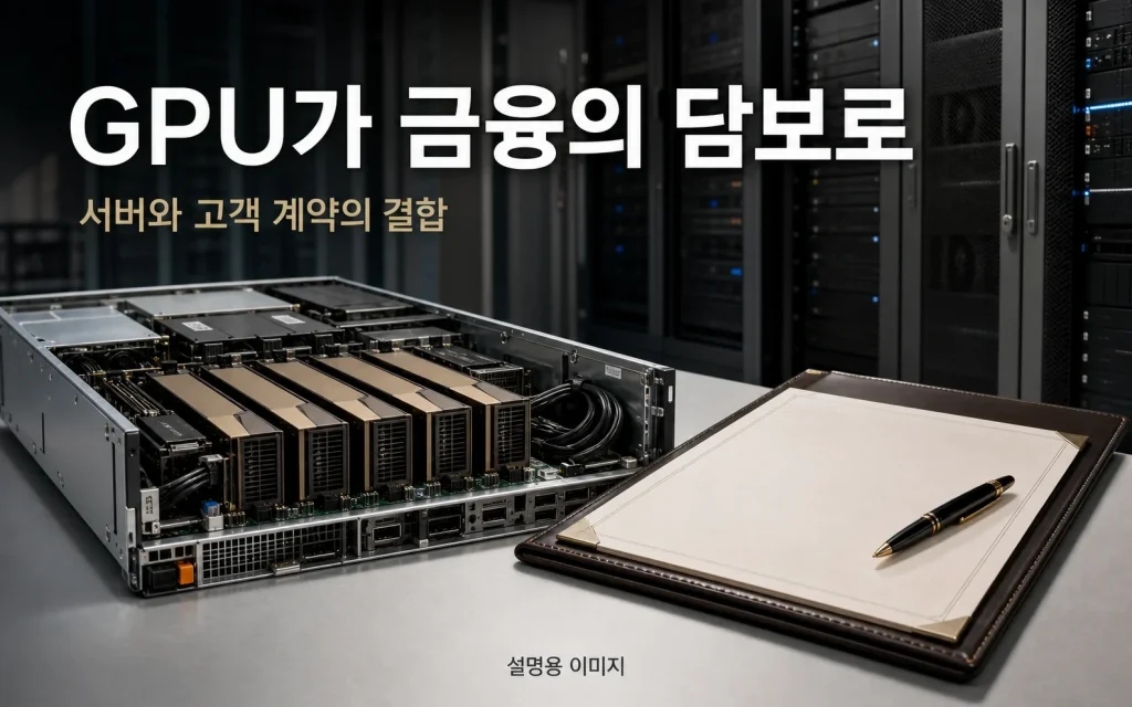 GPU와 고객 계약에서 나오는 현금흐름을 함께 보는 금융 구조의