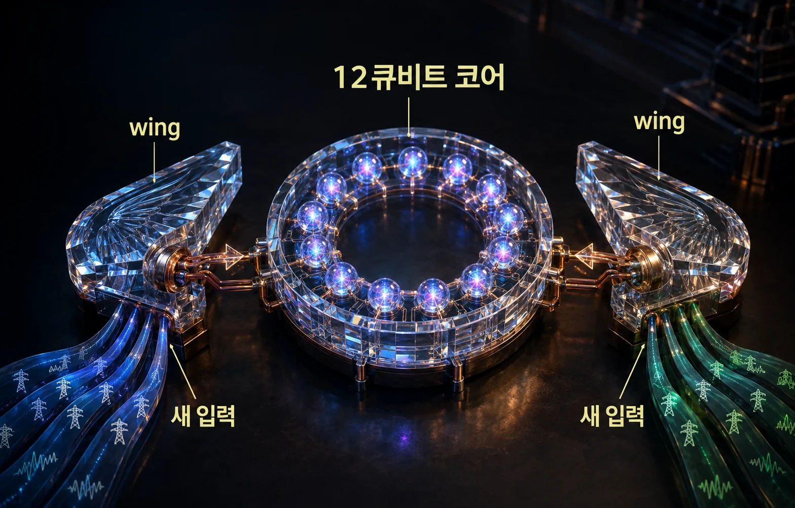 양자 회로를 전력망 시계열에 붙였더니, 병목은 큐비트가 아니었습니다 핵심 내용을 보여주는 인포그래픽
