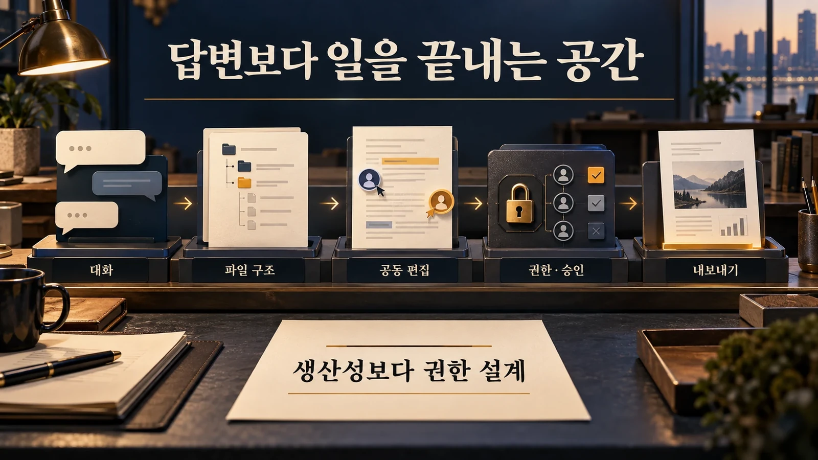 AI 작업 공간 경쟁과 권한 관리의 판단 기준