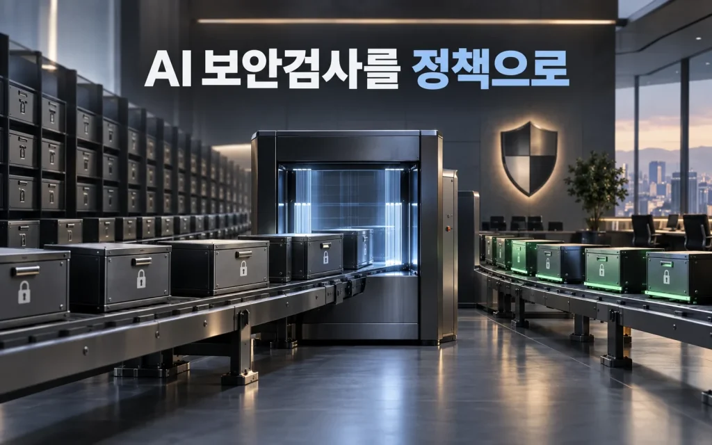 수백 저장소의 AI 보안검사를 API로, GitHub AI Scan의 새 관리 방식 핵심 내용을 보여주는 1번째 인포그래픽