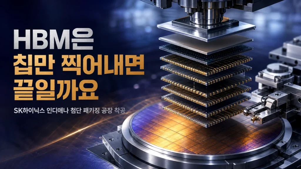HBM은 칩만 찍어낸다고 완성되지 않습니다 관련 1번째 핵심 시각자료