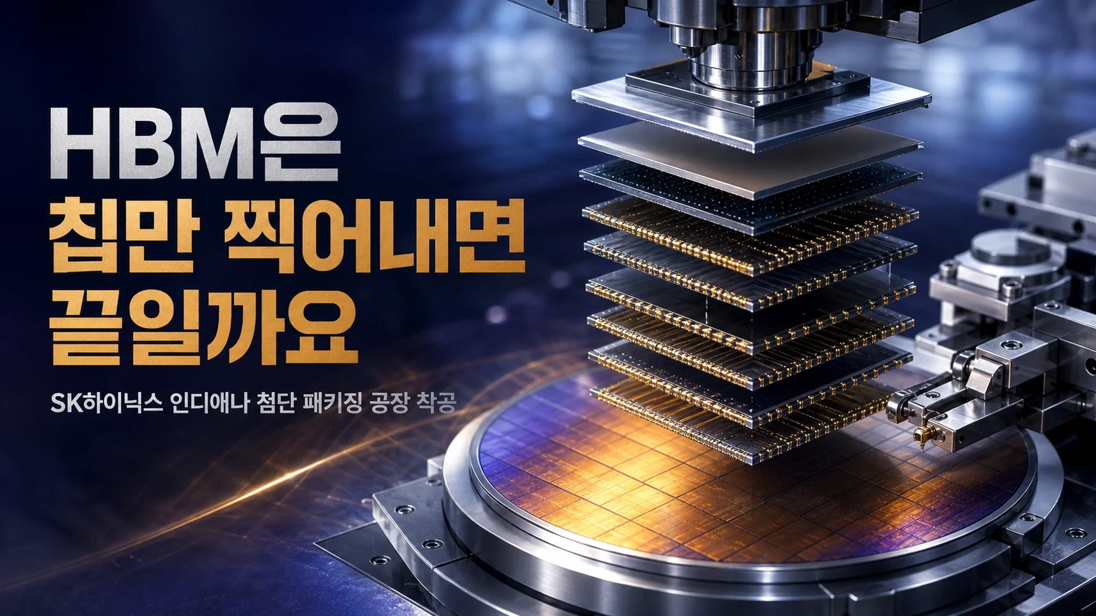 HBM은 칩만 찍어낸다고 완성되지 않습니다 관련 1번째 핵심 시각자료