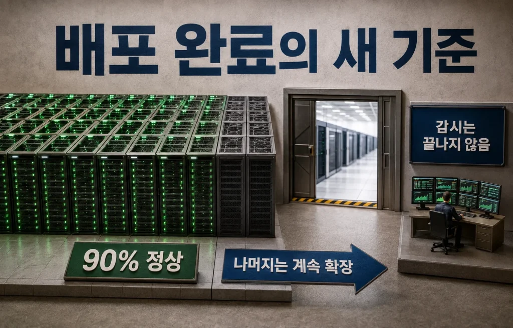 ECS 배포를 90%에서 끝냅니다, GPU가 부족한 시대의 새 완료 기준 핵심 내용을 보여주는 대표 이미지