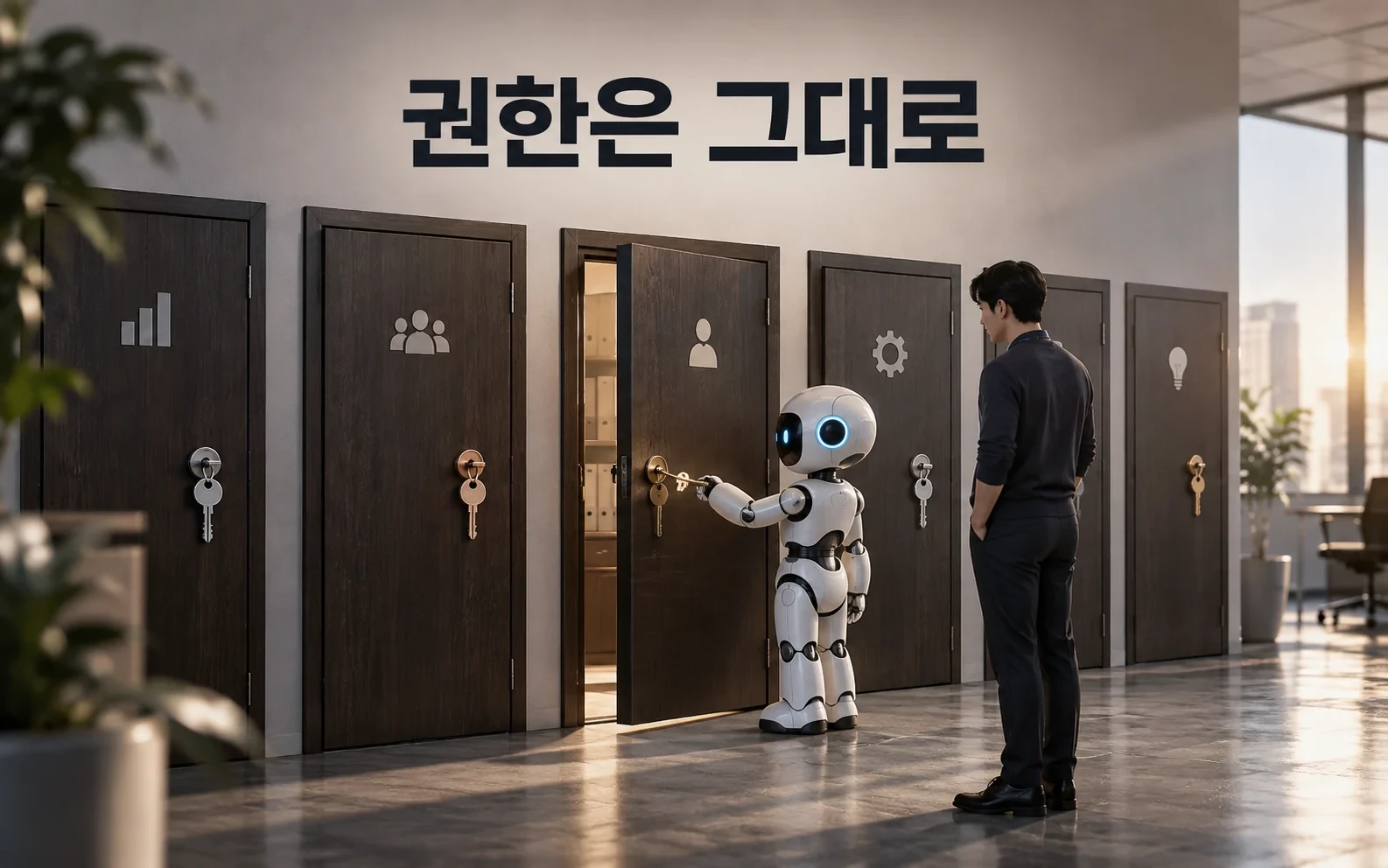 SQL을 몰라도 회사 데이터를 묻는다, ChatGPT Work의 Data agent 핵심 내용을 보여주는 3번째 인포그래픽