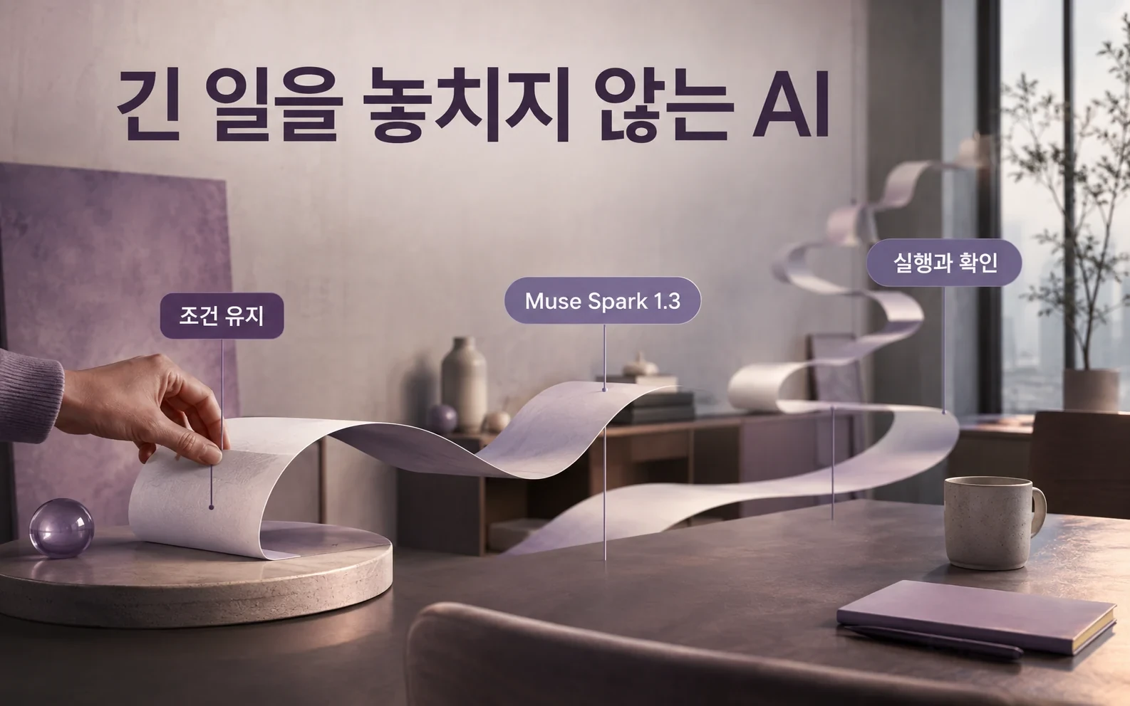 긴 일을 놓치지 않는 AI