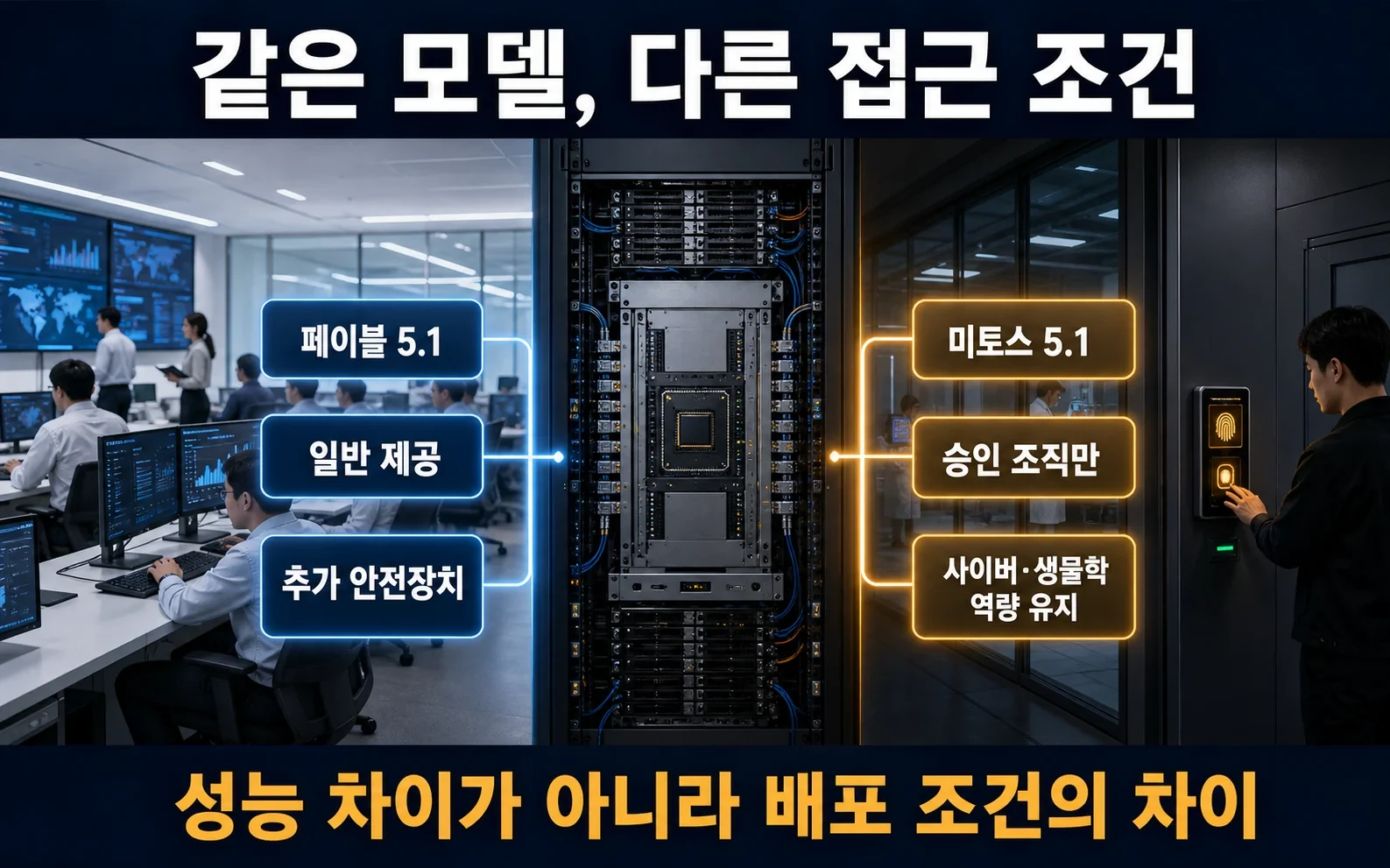 같은 클로드를 두 갈래로 나눈 이유, 성능보다 어려운 배포의 문제 핵심 내용을 보여주는 대표 이미지
