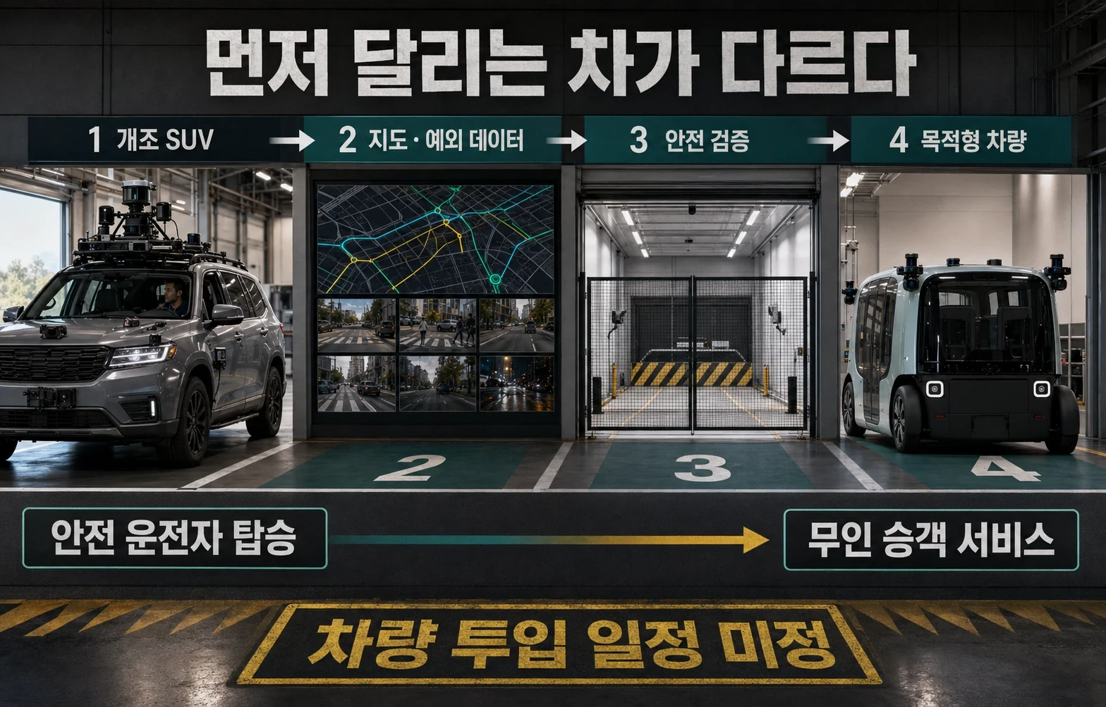 휴스턴 도로가 로보택시 시험장이 됐다, 죽스가 가장 복잡한 도시를 고른 이유 관련 3번째 핵심 구조 인포그래픽