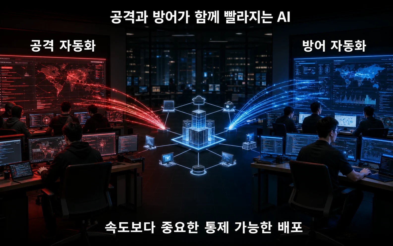 오픈AI가 새 모델 출시를 늦춘 이유, AI가 해커의 도구를 넘어선 순간의 03-defense-use 내용을 보여주는 정보 이미지