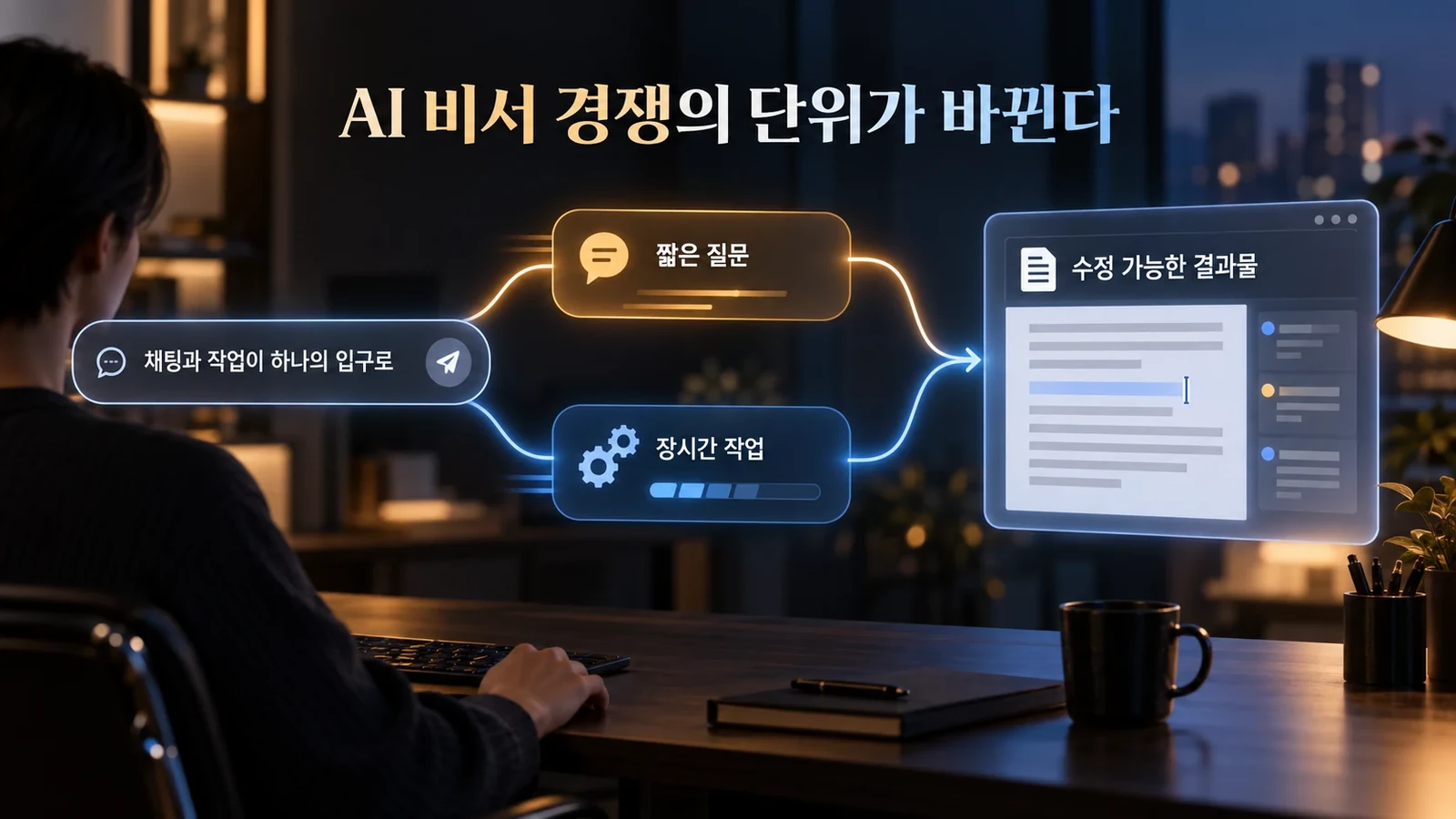 채팅과 작업 공간을 통합하는 Claude 개념