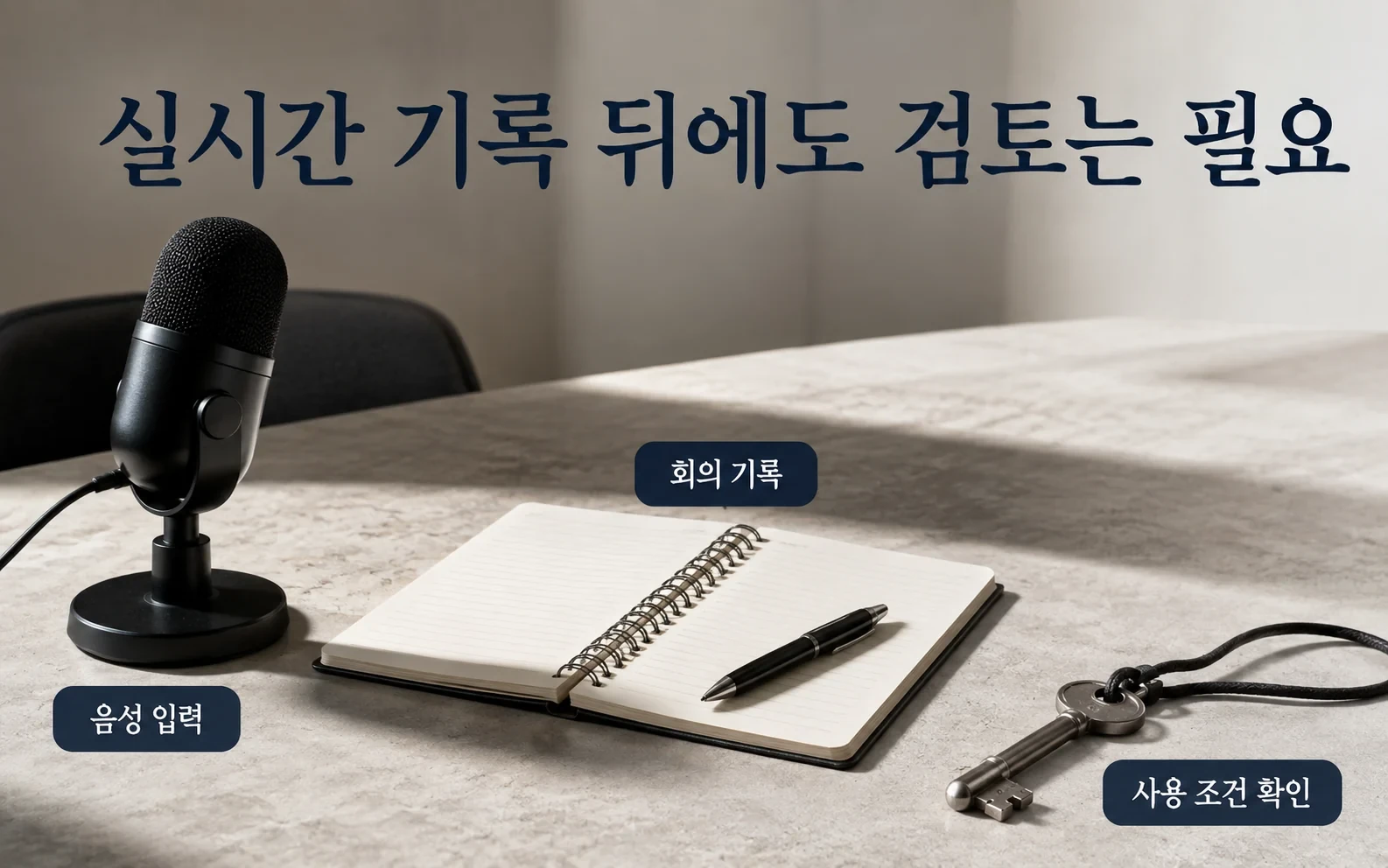 실시간 기록 뒤에도 검토는 필요; 개인 AI의 귀가 좋아지면 서비스도 달라집니다