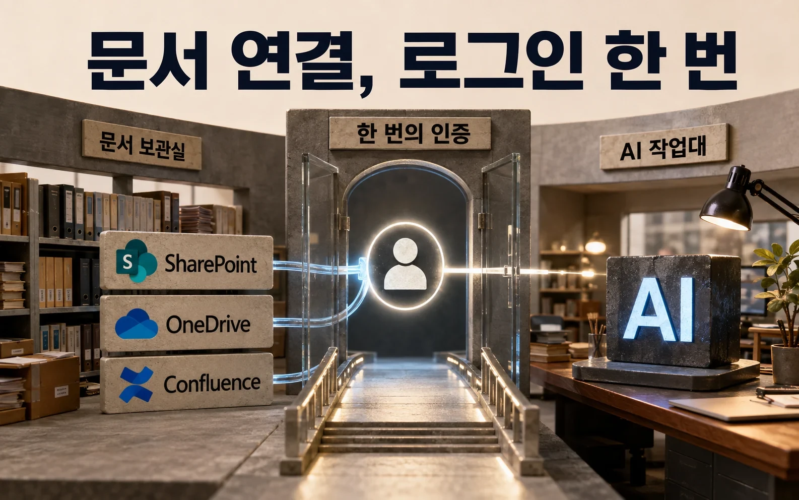 베드록이 문서 연결을 로그인 한 번으로 줄였습니다, 쉬워진 만큼 권한은 더 중요합니다 핵심 내용을 보여주는 대표 이미지