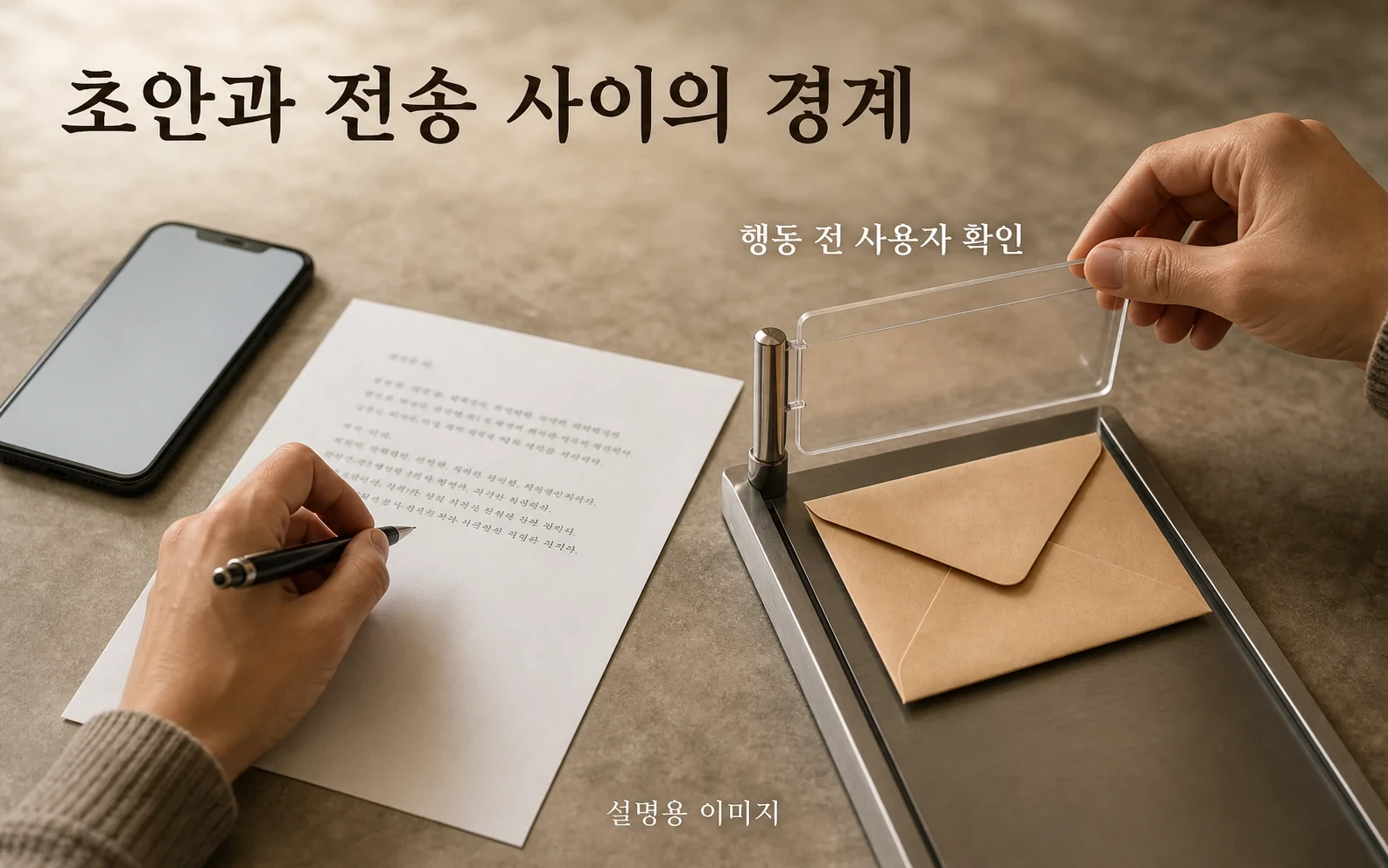 초안을 준비하는 일과 실제 전송·결제를 하는 일은 영향이 다릅니다. 비서형 AI에 필요한 권한 경계의
