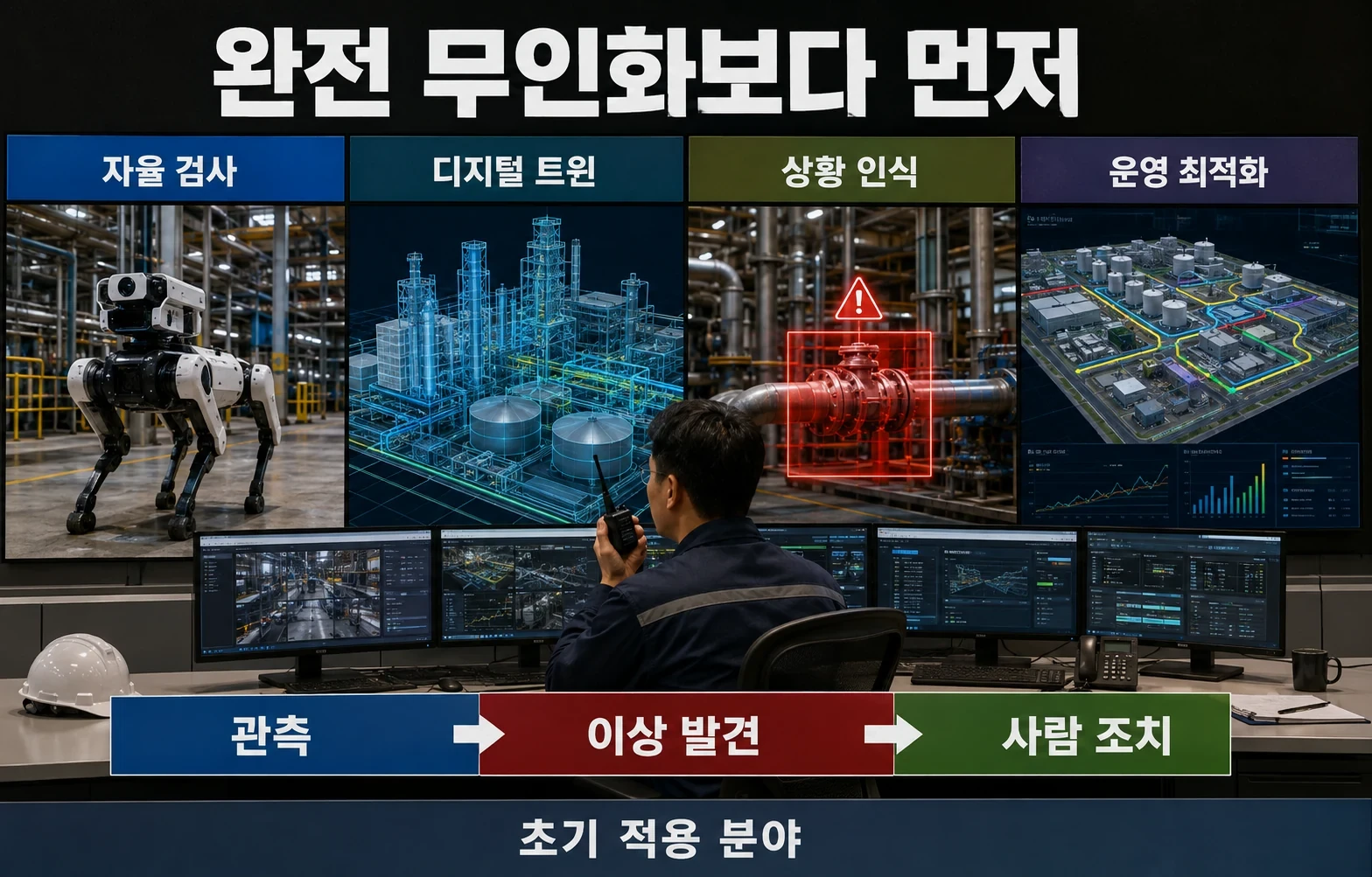 캐터필러가 건설현장에 피지컬 AI를 붙인다, 로봇보다 중요한 현장 데이터 관련 2번째 핵심 구조 인포그래픽