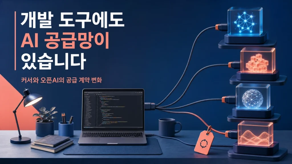 커서의 AI 모델이 사라질 수 있다, 개발 도구에도 공급망이 있습니다 관련 1번째 핵심 시각자료