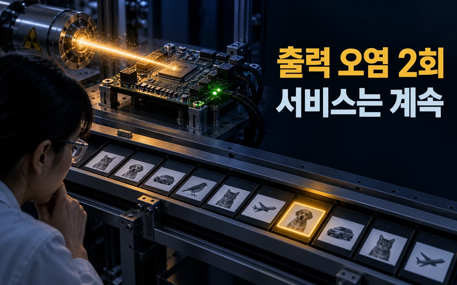 AI 가속기는 우주 방사선에도 버틸까, Zynq 실험이 보여준 취약점 핵심 내용을 보여주는 인포그래픽