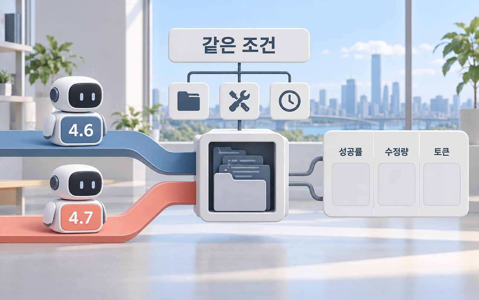 동일 조건에서 모델을 비교할 측정 항목