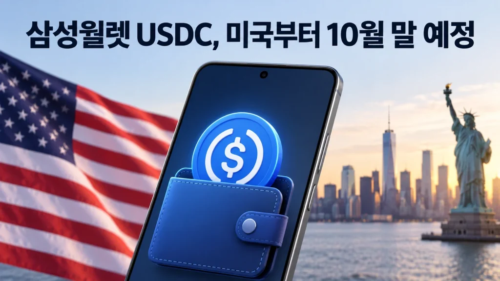 미국 삼성월렛 USDC 출시 예고…외부 지갑 송금만 삼성 수수료 0원